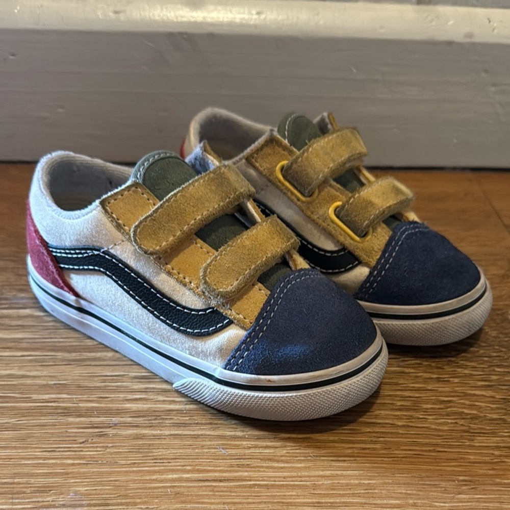 Vans 8c Multicolor Velcro Sneakers